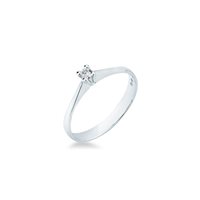Anello Mirco Visconti Donna Solitario in Oro bianco Diamante 0.07 Ct GS49 - GS49